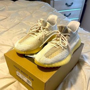 Yeezy Natural size 12, worn a few times bought from StockX ...